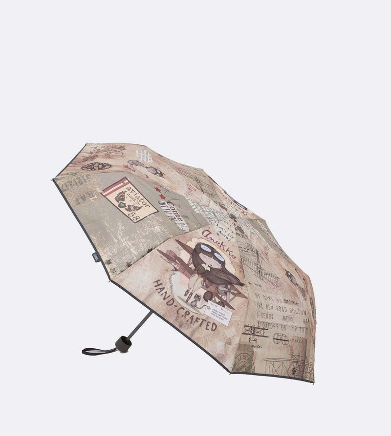 Paraguas manual estilo aviador