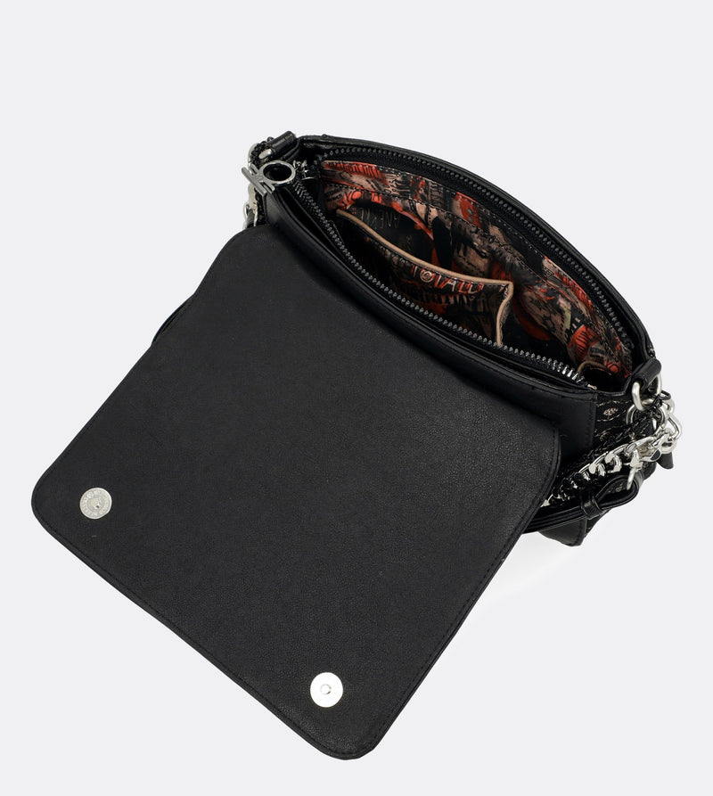 Elegante bolso bandolera con cadena spirit