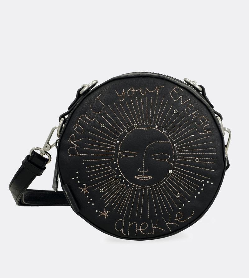Bonito bolso circular con cadena spirit