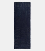 Bufanda logomanía azul marino