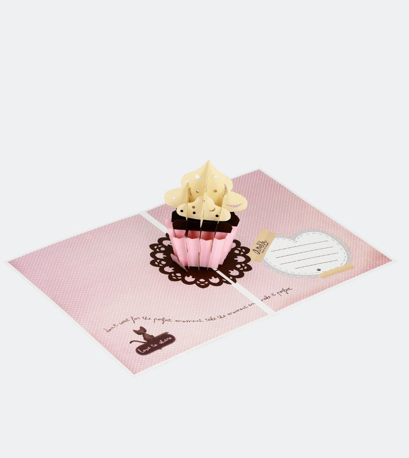 Tarjeta Pop Up Cupcake